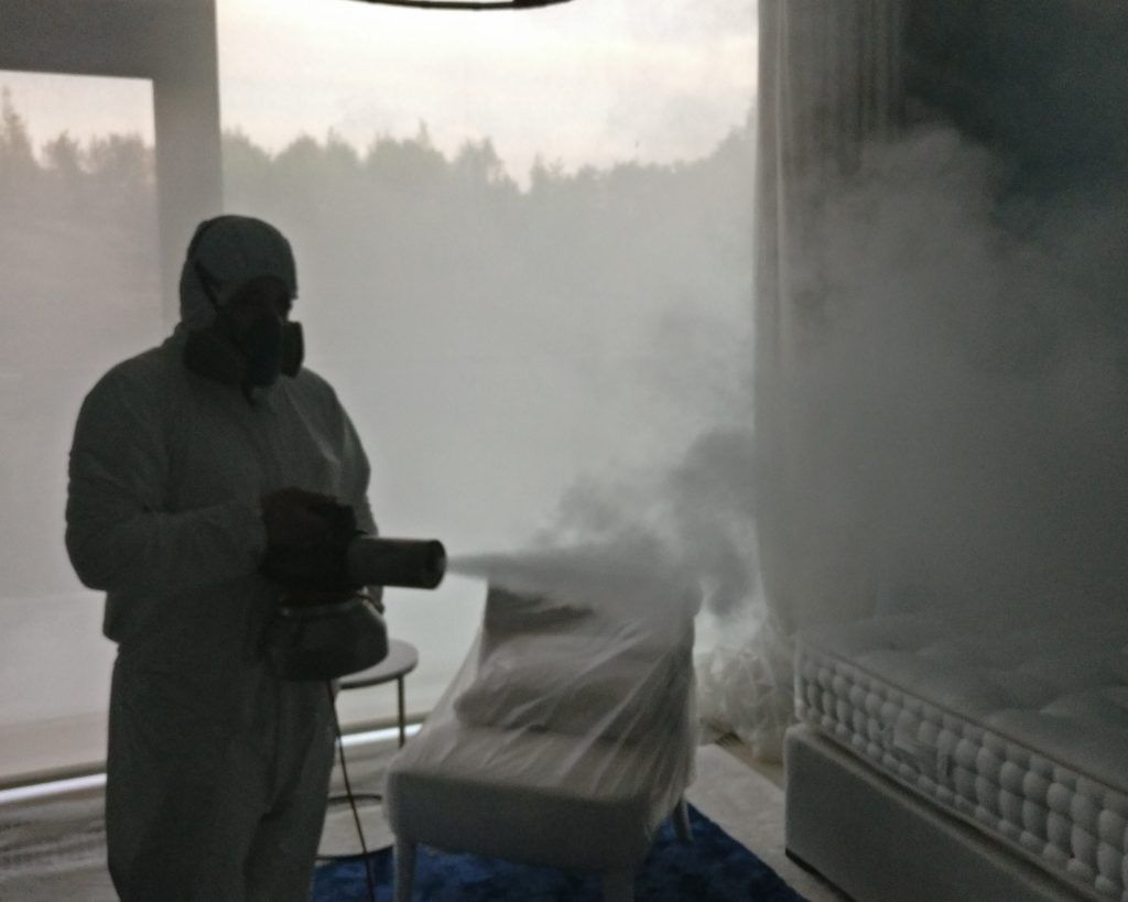 Сухой туман от запахов. Обработка сухим туманов в Архангельске. Цены